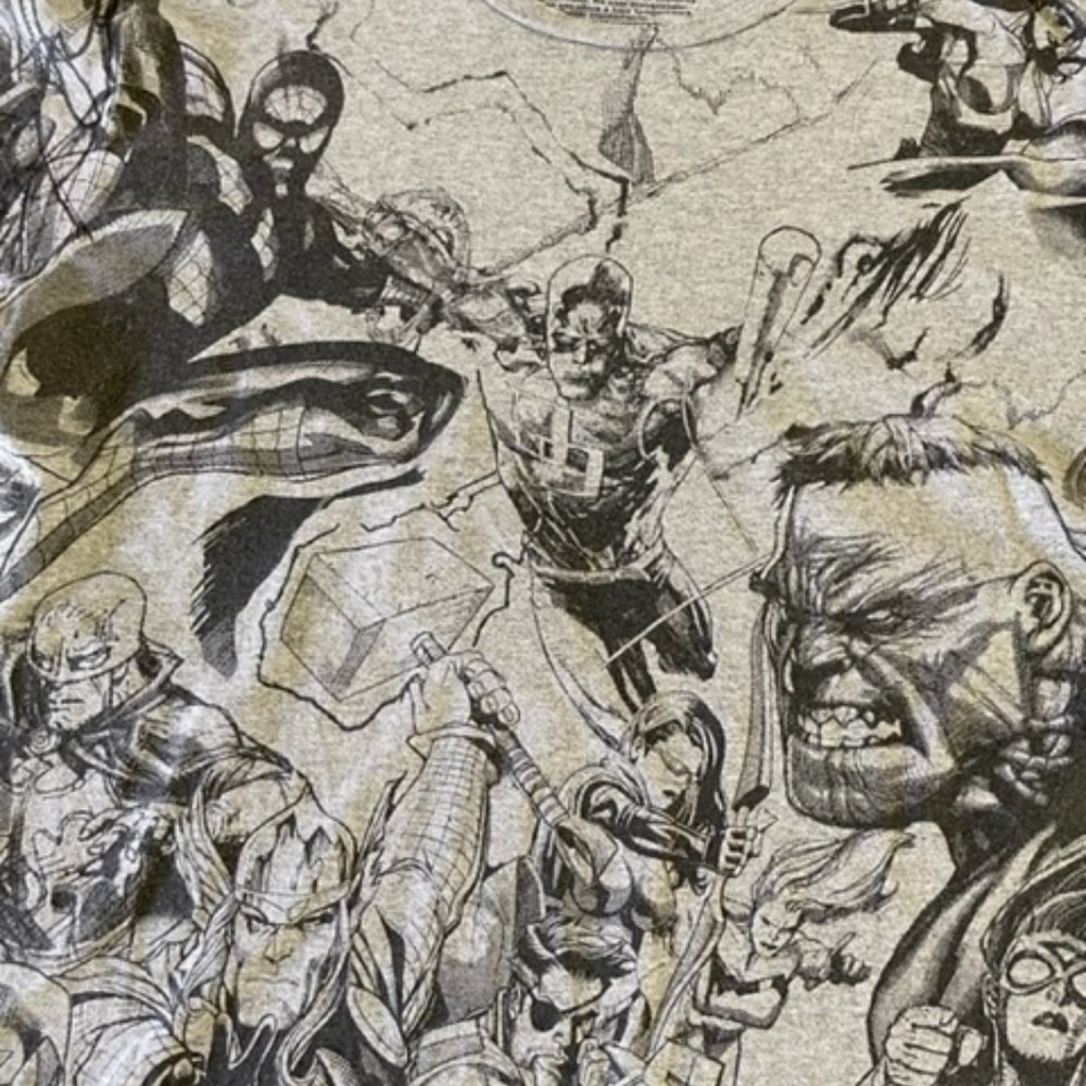 Cool vintage MARVEL brand T-shirt, L, rare